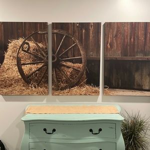 LARGE CANVAS wall art, 3 panels